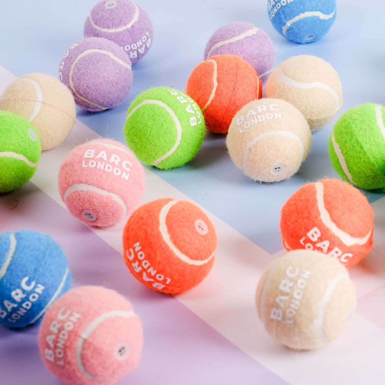 Bright Orange Mini Dog Ball