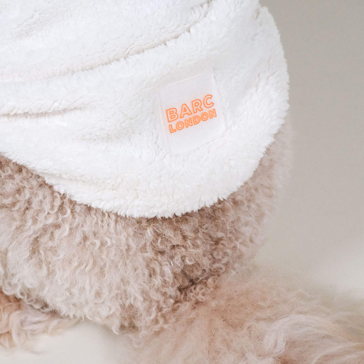 Cream Sherpa Fleece Dog Vest