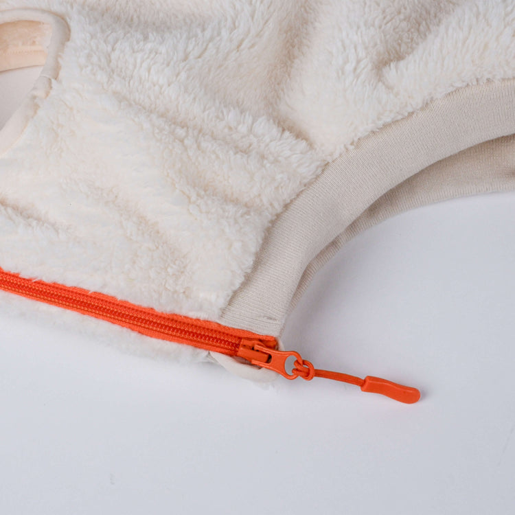 Cream Sherpa Fleece Dog Vest