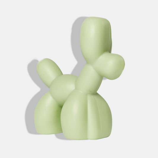 Green Squeaky Balloon Dog Toy by Barc London