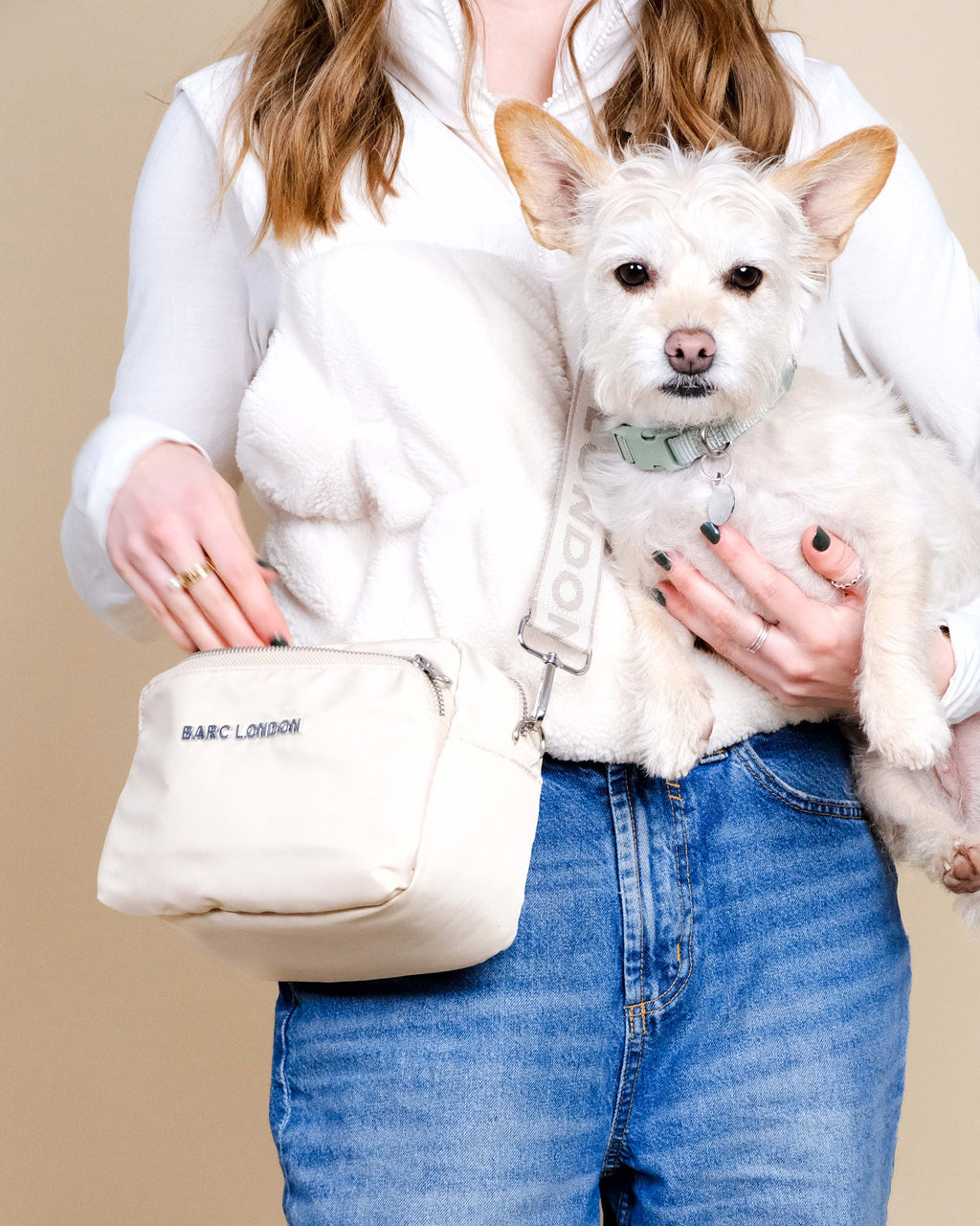 Cream Everyday Dog Walking Bag