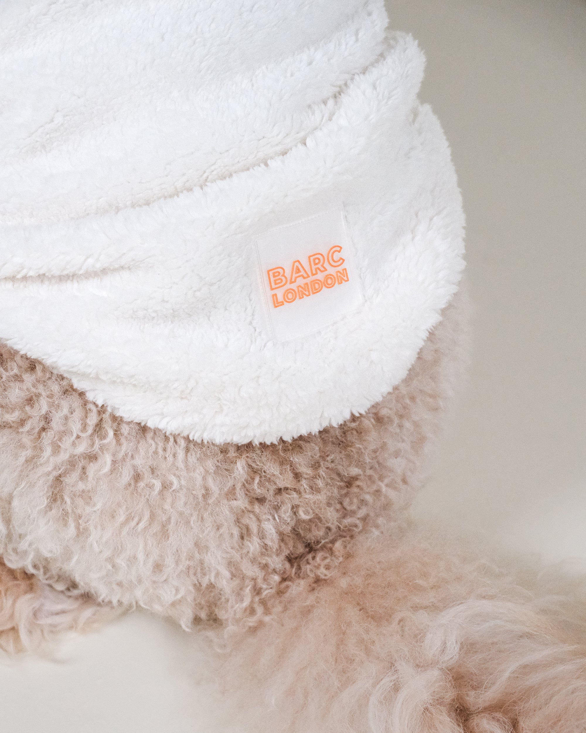 Cream Sherpa Fleece Dog Vest