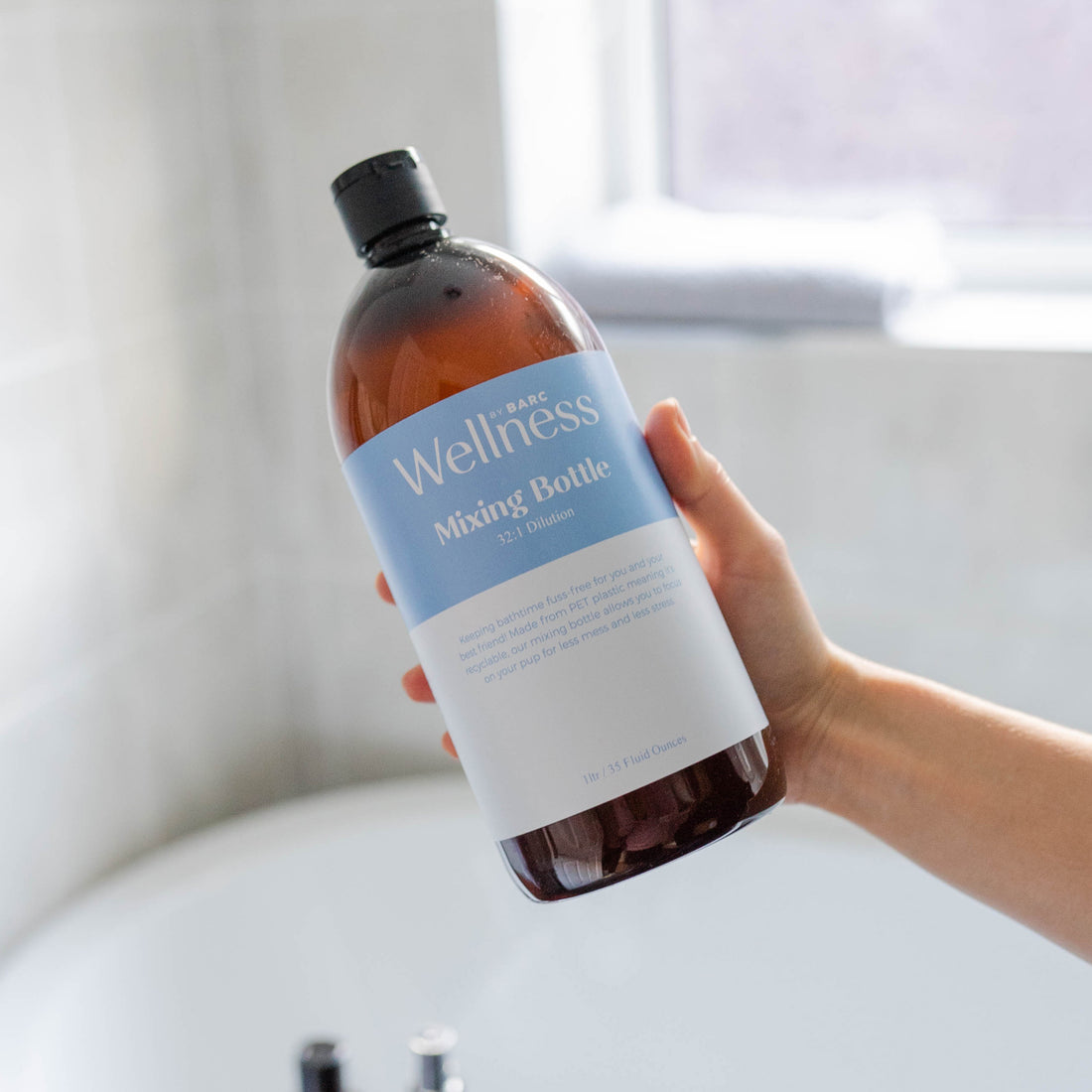 Dog Shampoo Mixing Bottle Barc London