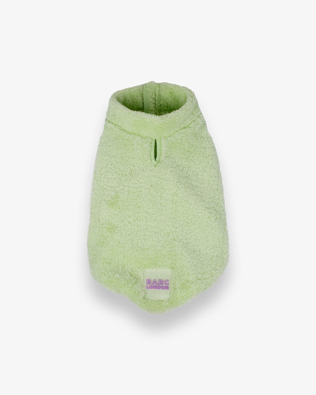 Lime Sherpa Fleece Dog Vest