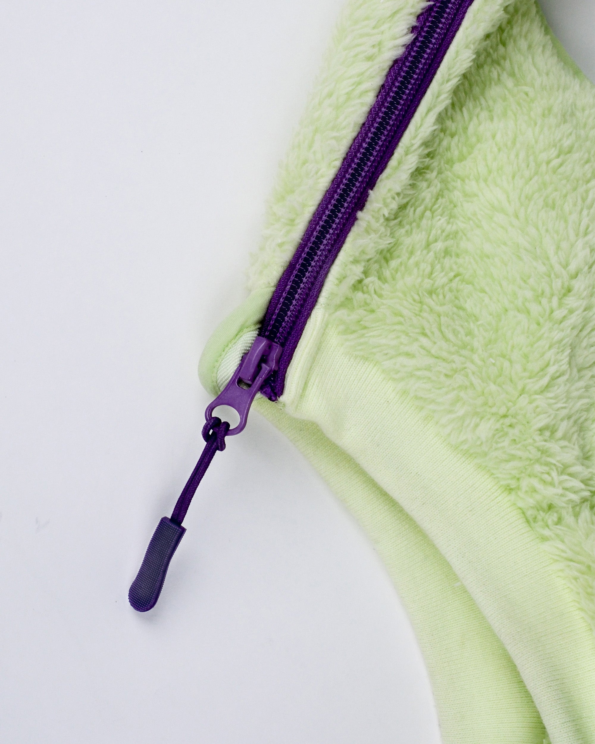 Lime Sherpa Fleece Dog Vest