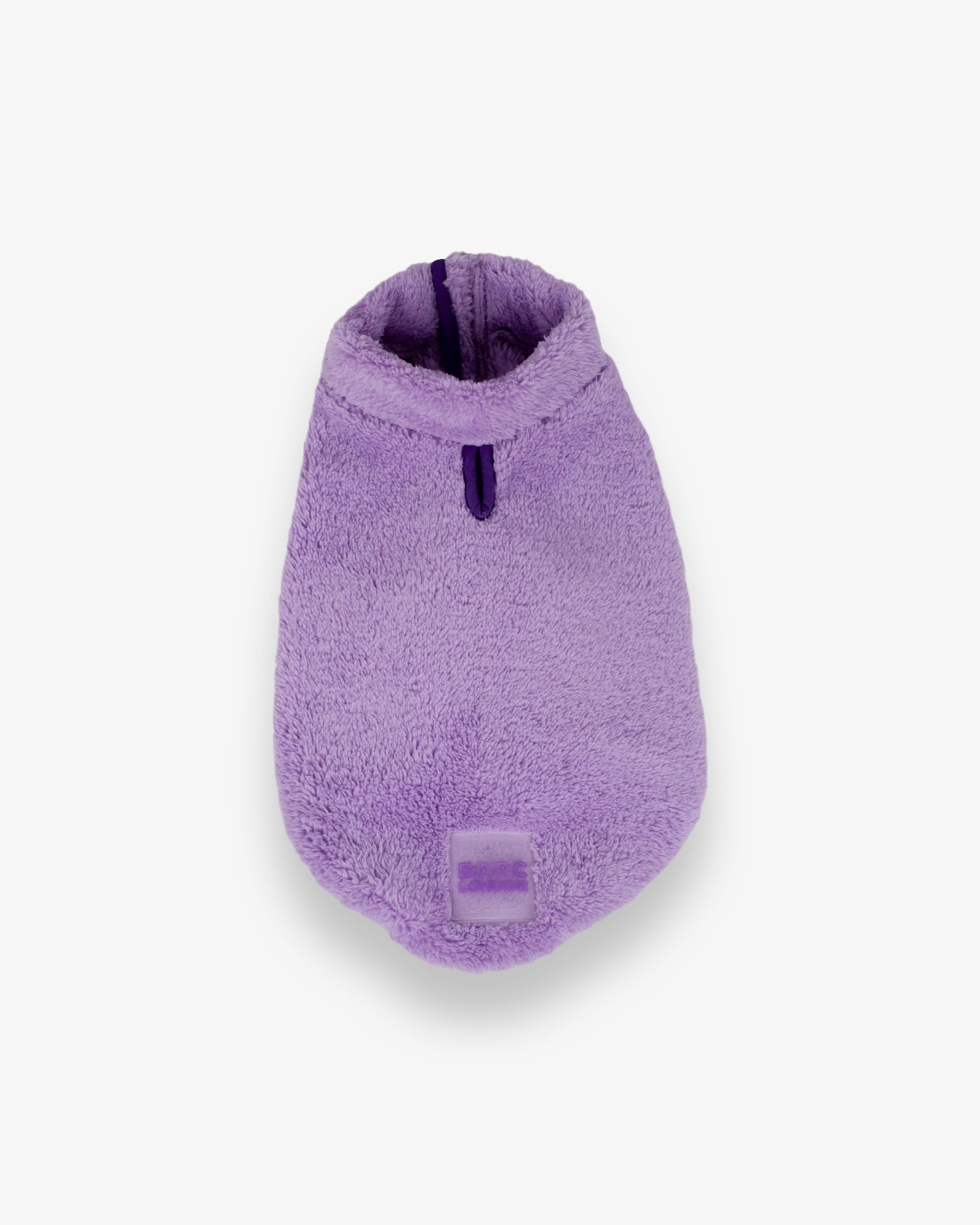 Lilac Sherpa Fleece Dog Vest