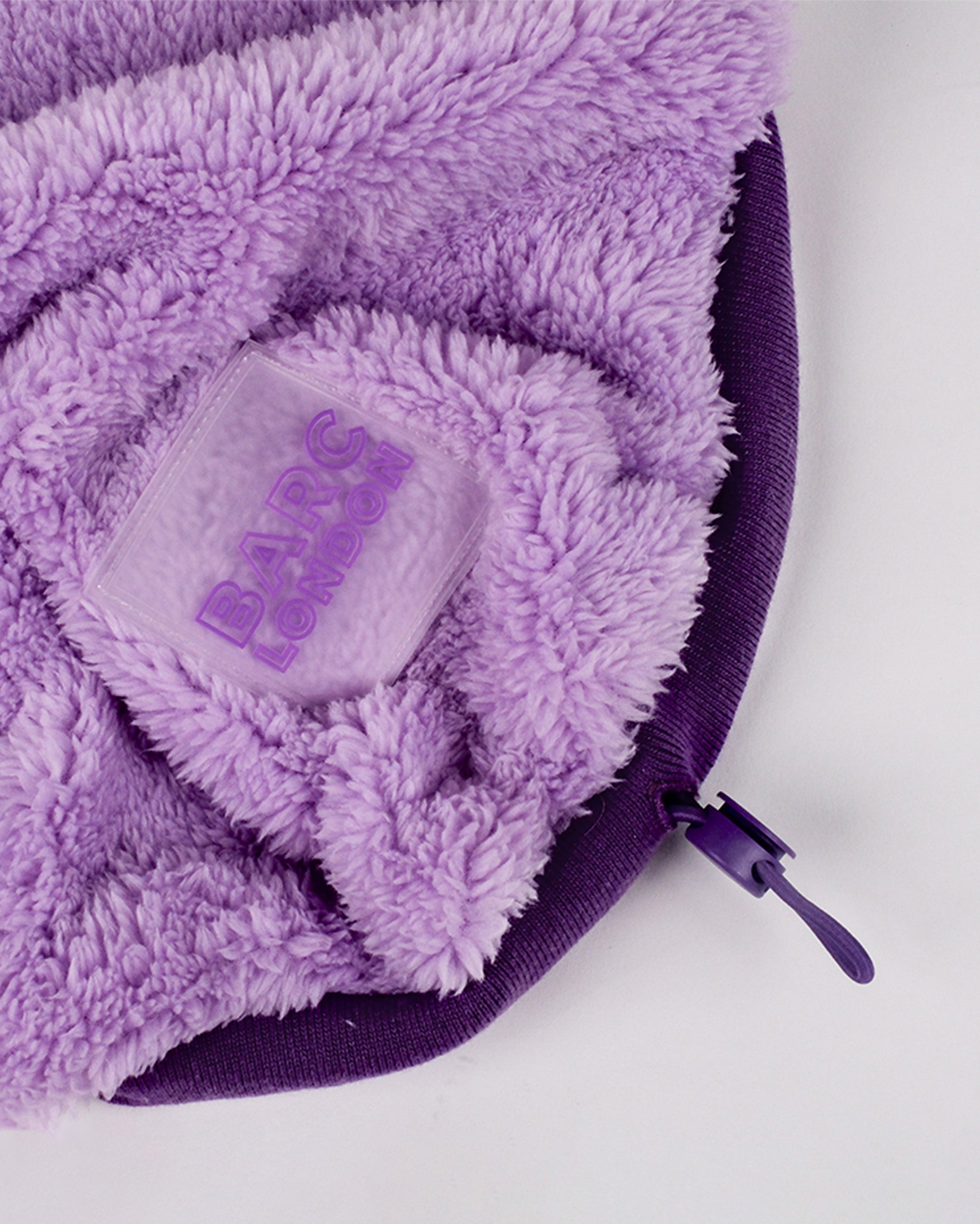 Lilac Sherpa Fleece Dog Vest