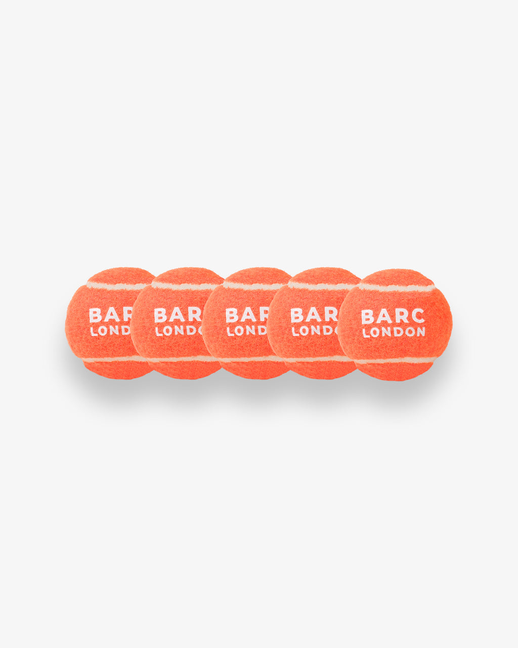 Bright Orange Mini Dog Ball