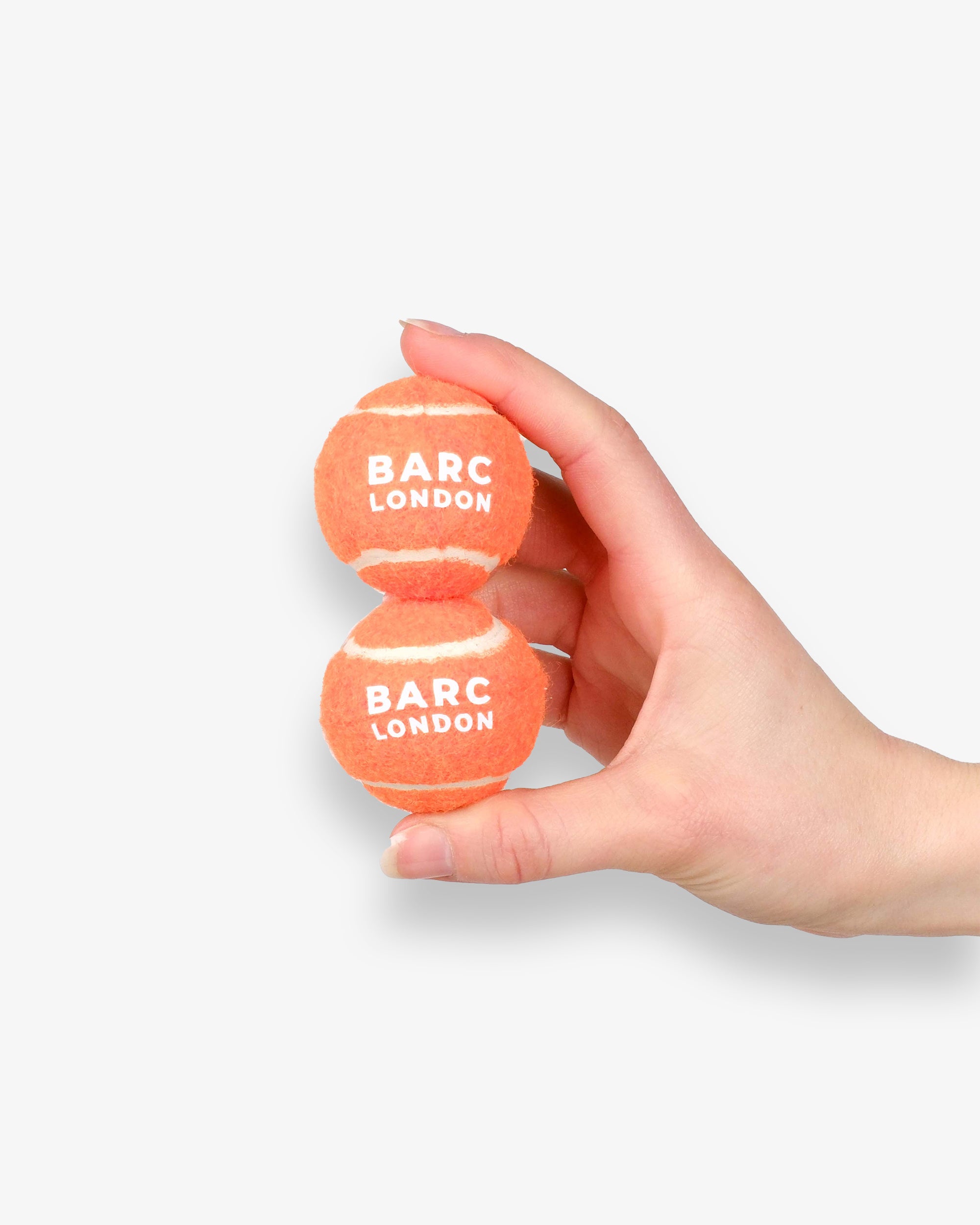 Bright Orange Mini Dog Ball