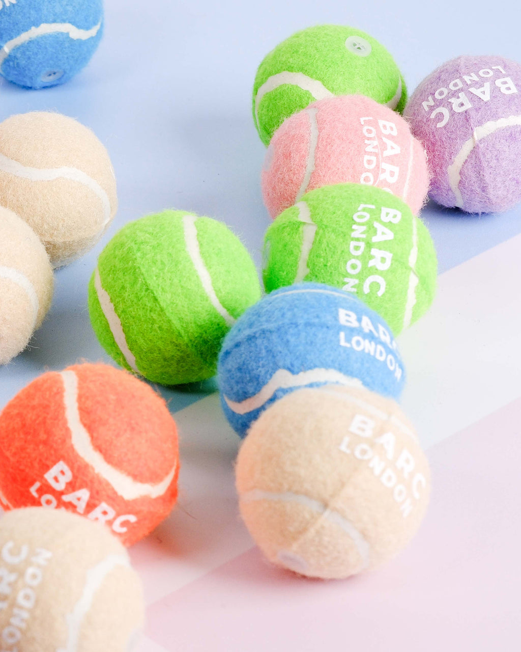 Cream Mini Dog Ball