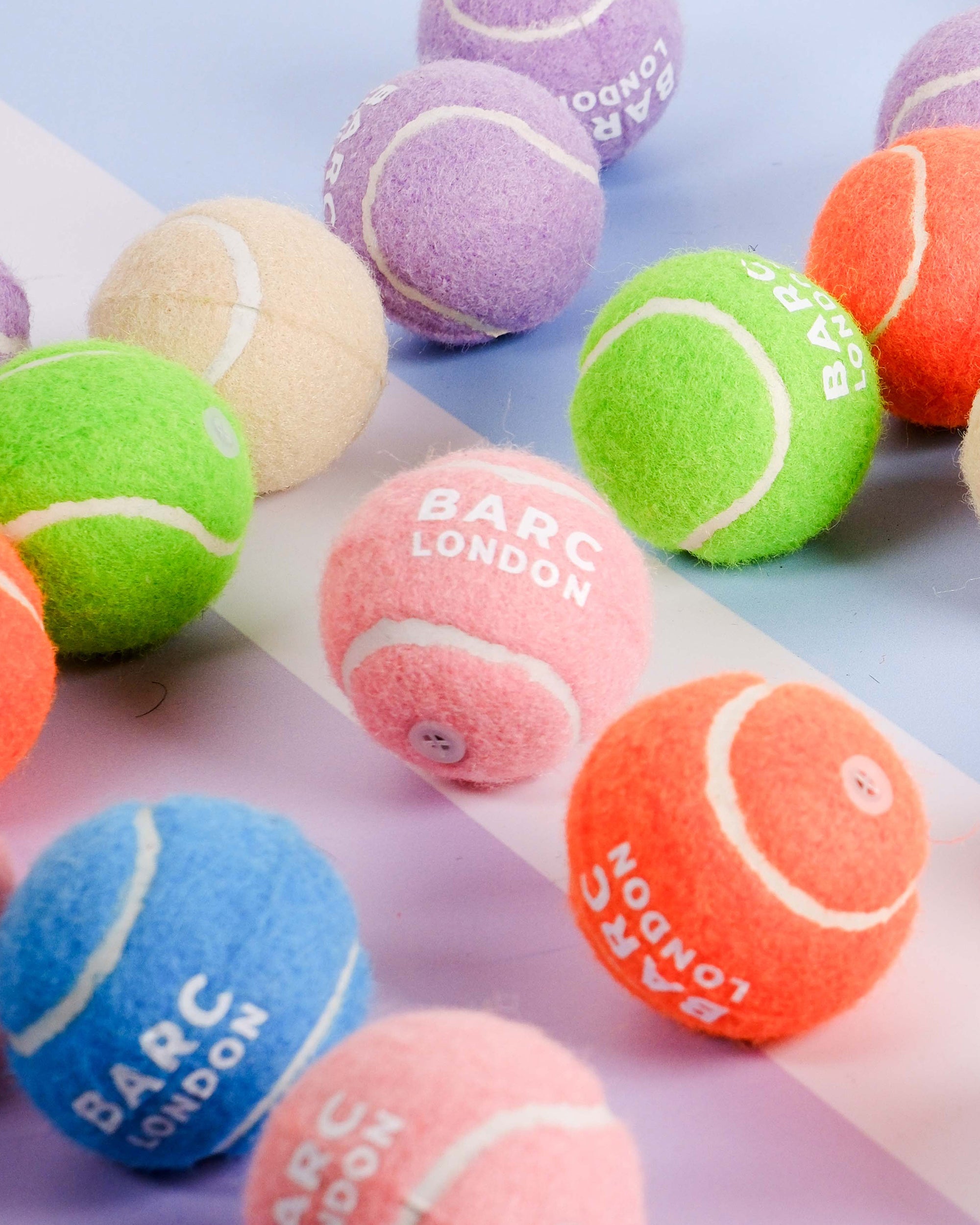 Bright Orange Mini Dog Ball