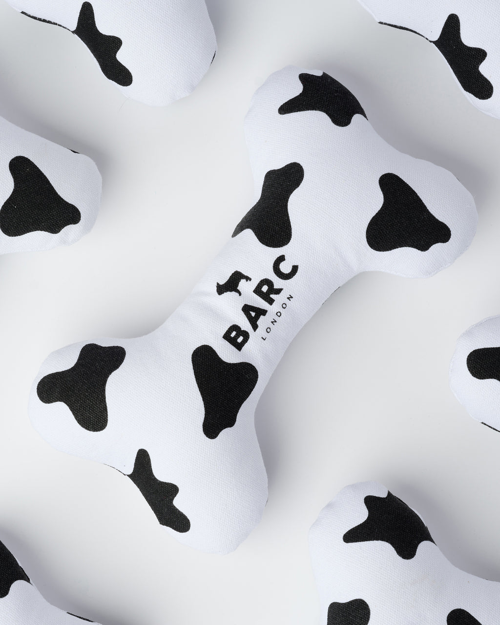 Cow Squeaky Dog Bone Toy