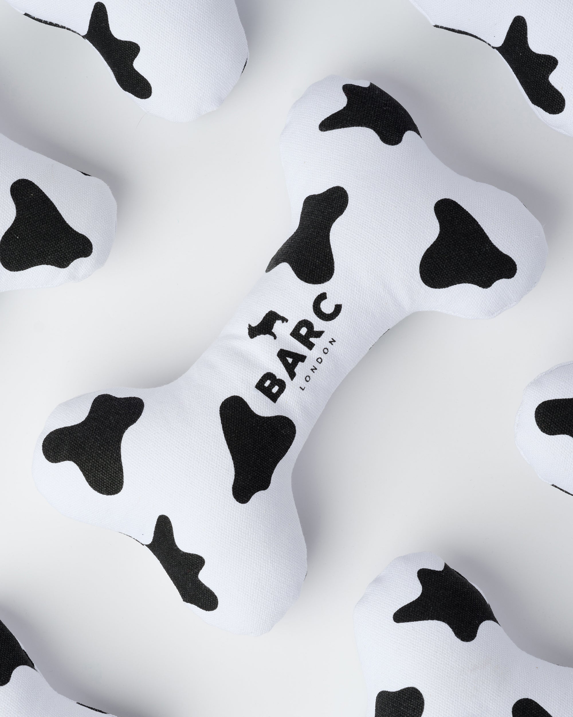 Cow Squeaky Dog Bone Toy