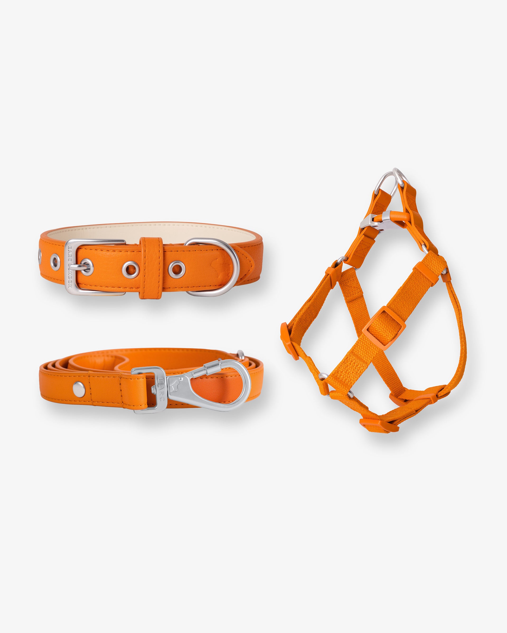 Mandarin Dog Collar Harness & Lead Set
