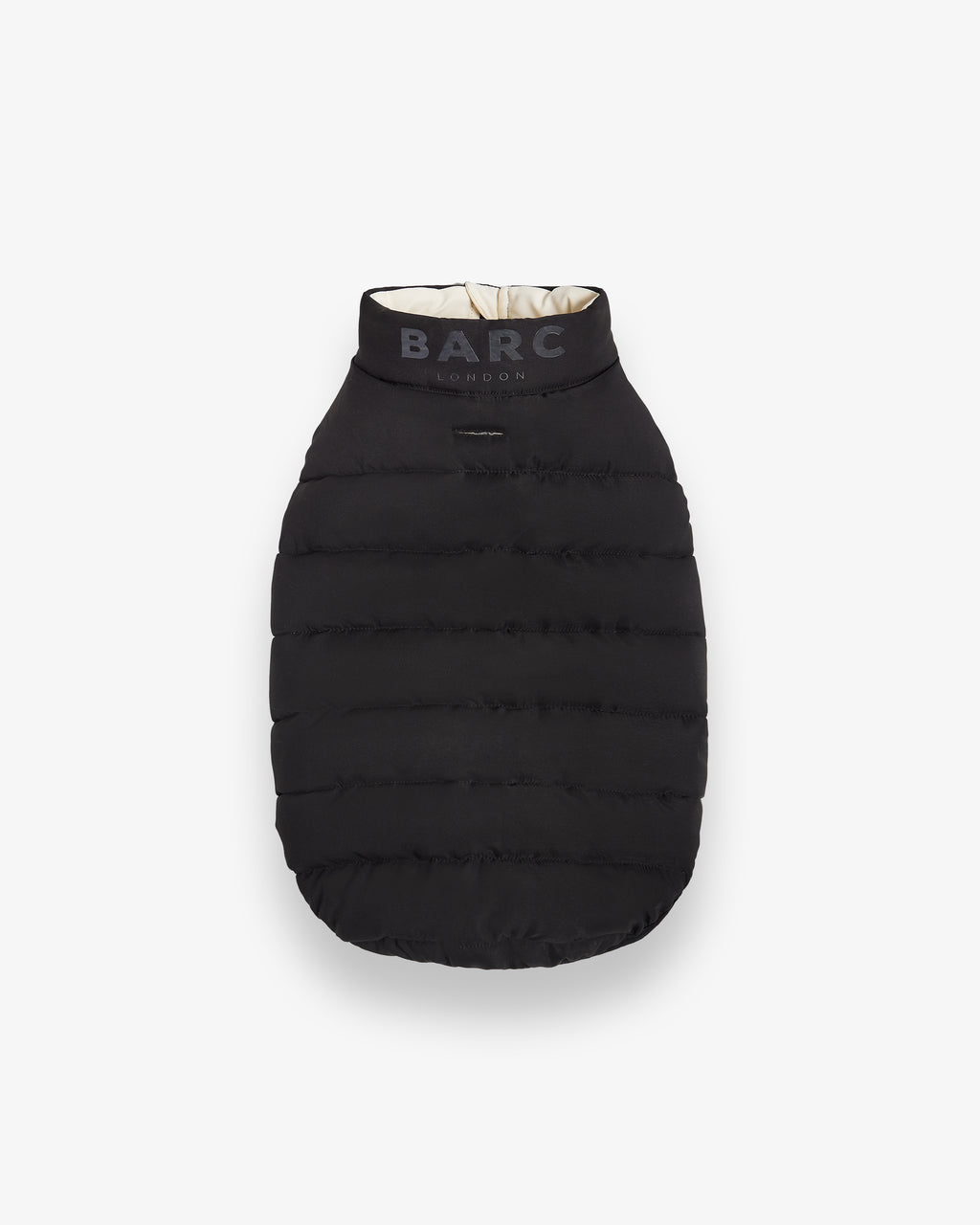Reversible Dog Puffer Jacket: Black & Off White