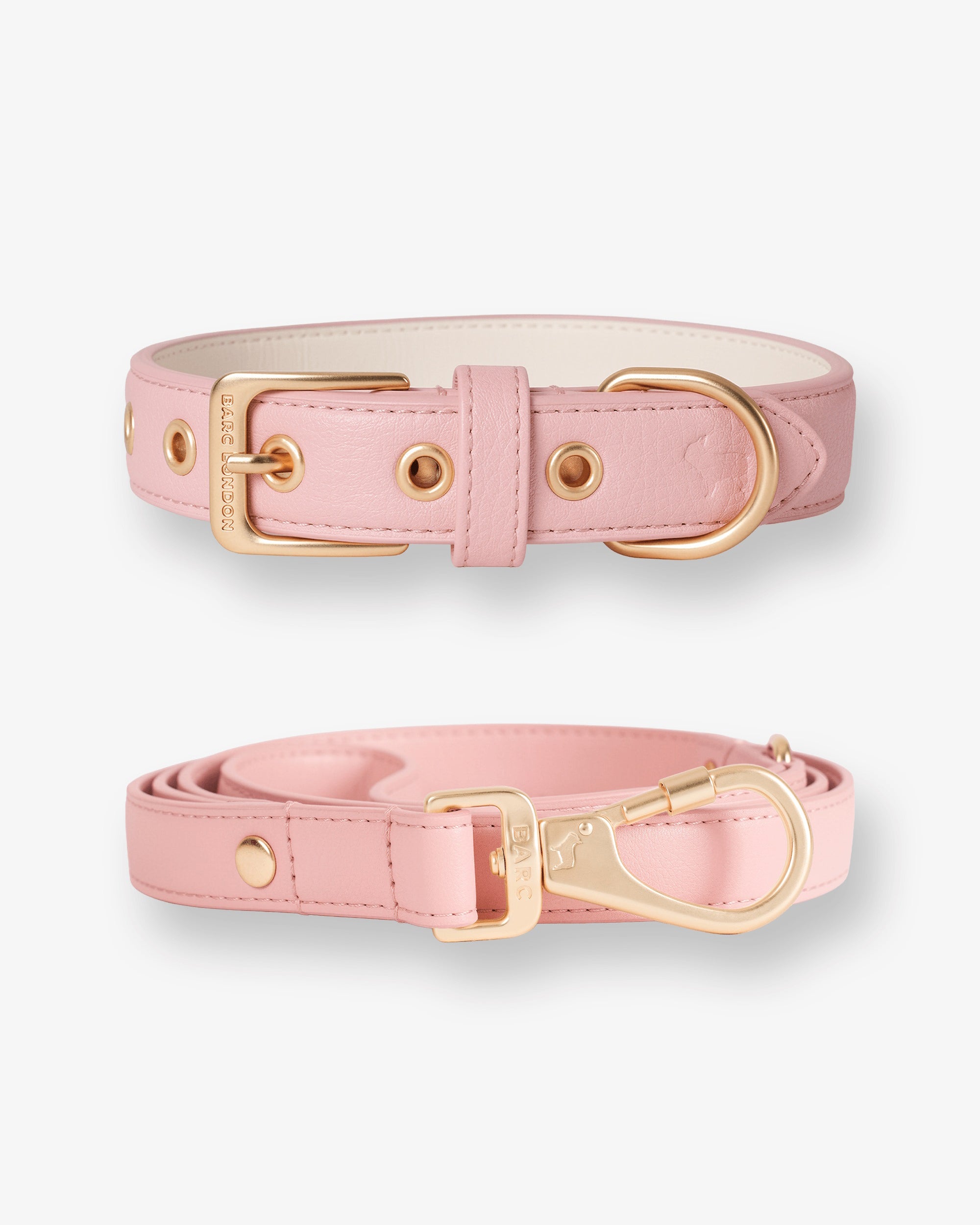 Blush Pink Dog Collar & Lead Set