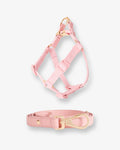 Blush Pink Dog Harness & Lead Set