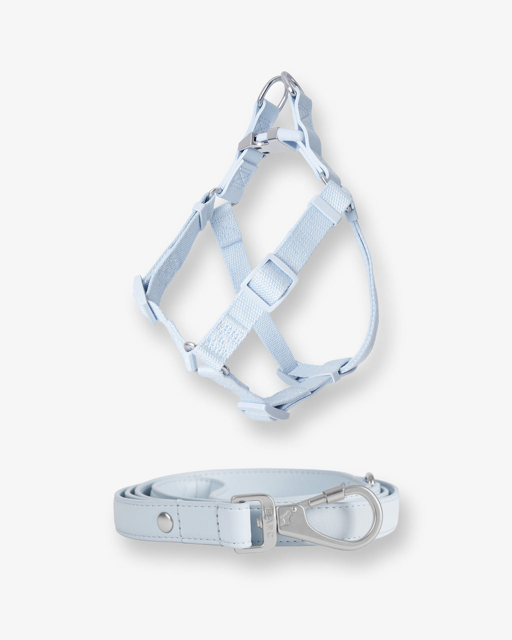 Dusk Blue Dog Harness & Lead Set