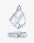 Dusk Blue Dog Harness & Lead Set
