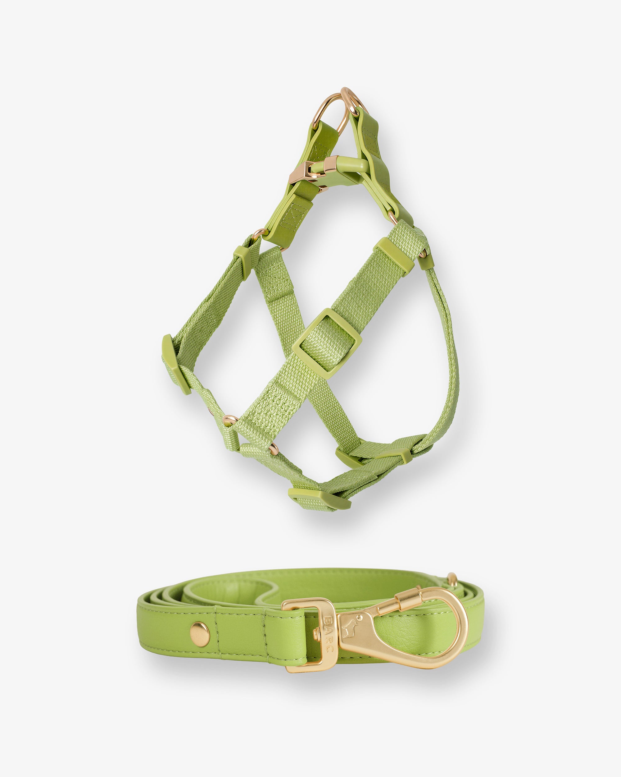 Wasabi Green Dog Harness & Lead Set