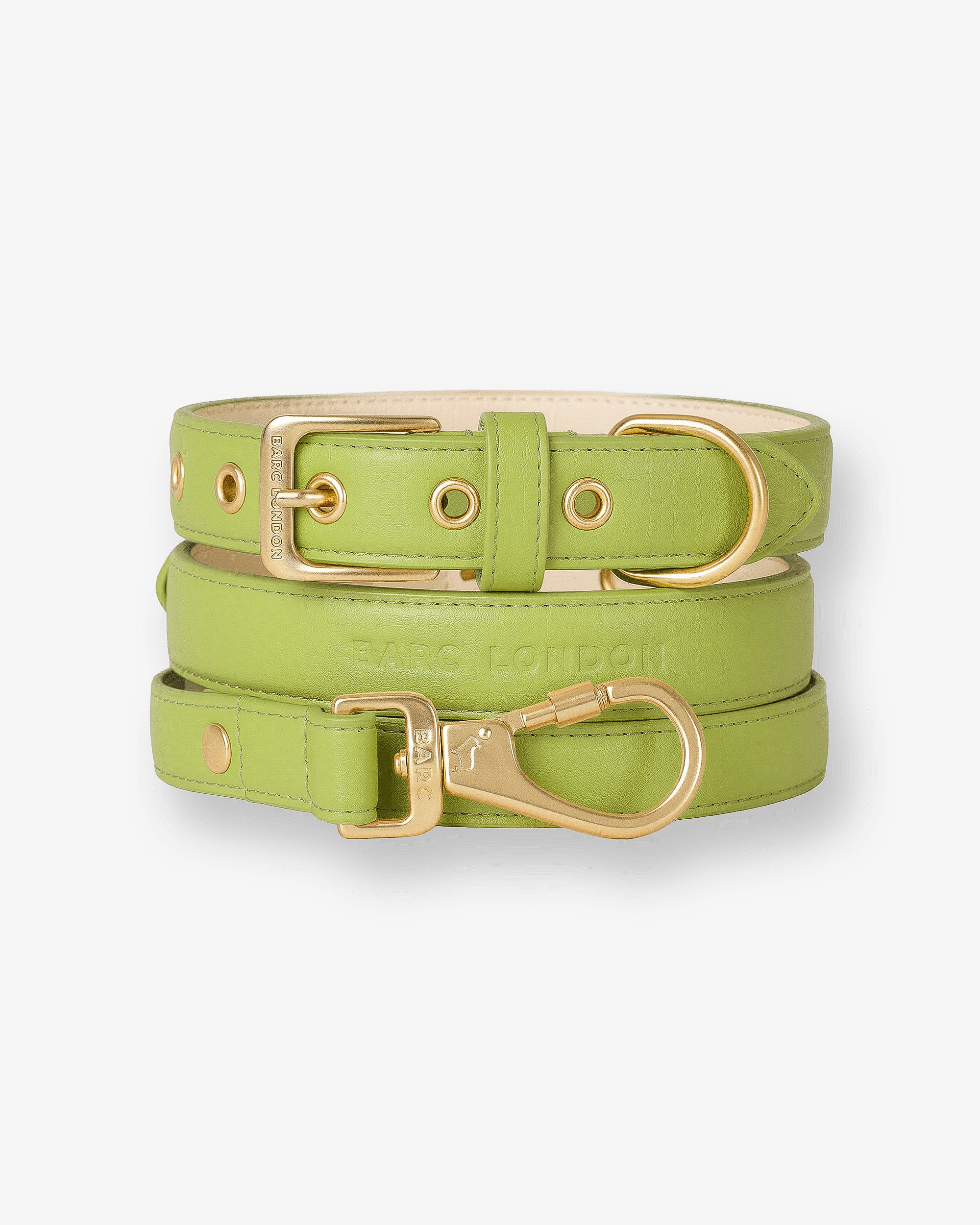 Wasabi Green Dog Collar & Lead Set