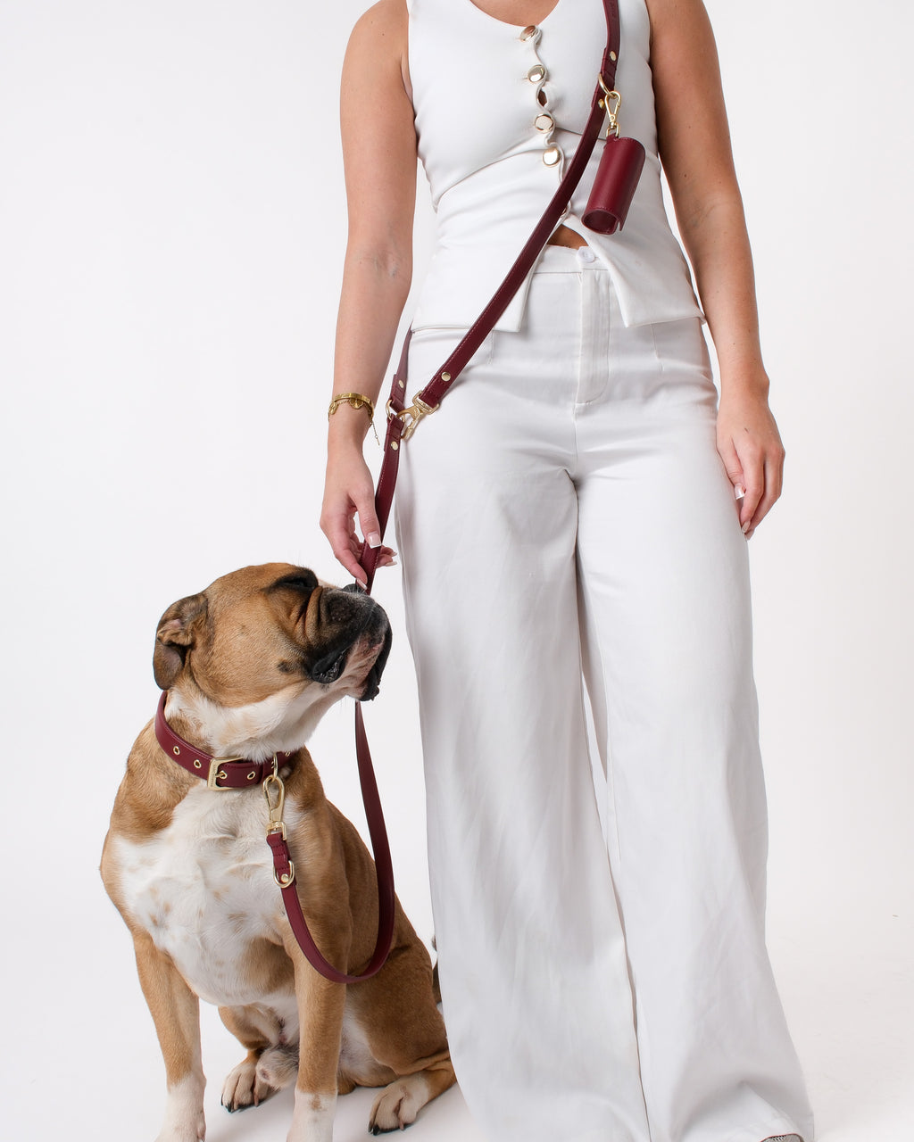 Merlot Red Double Ended Lead