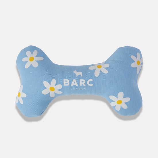 Dog Bone Toy in Delicate Daisy Pattern