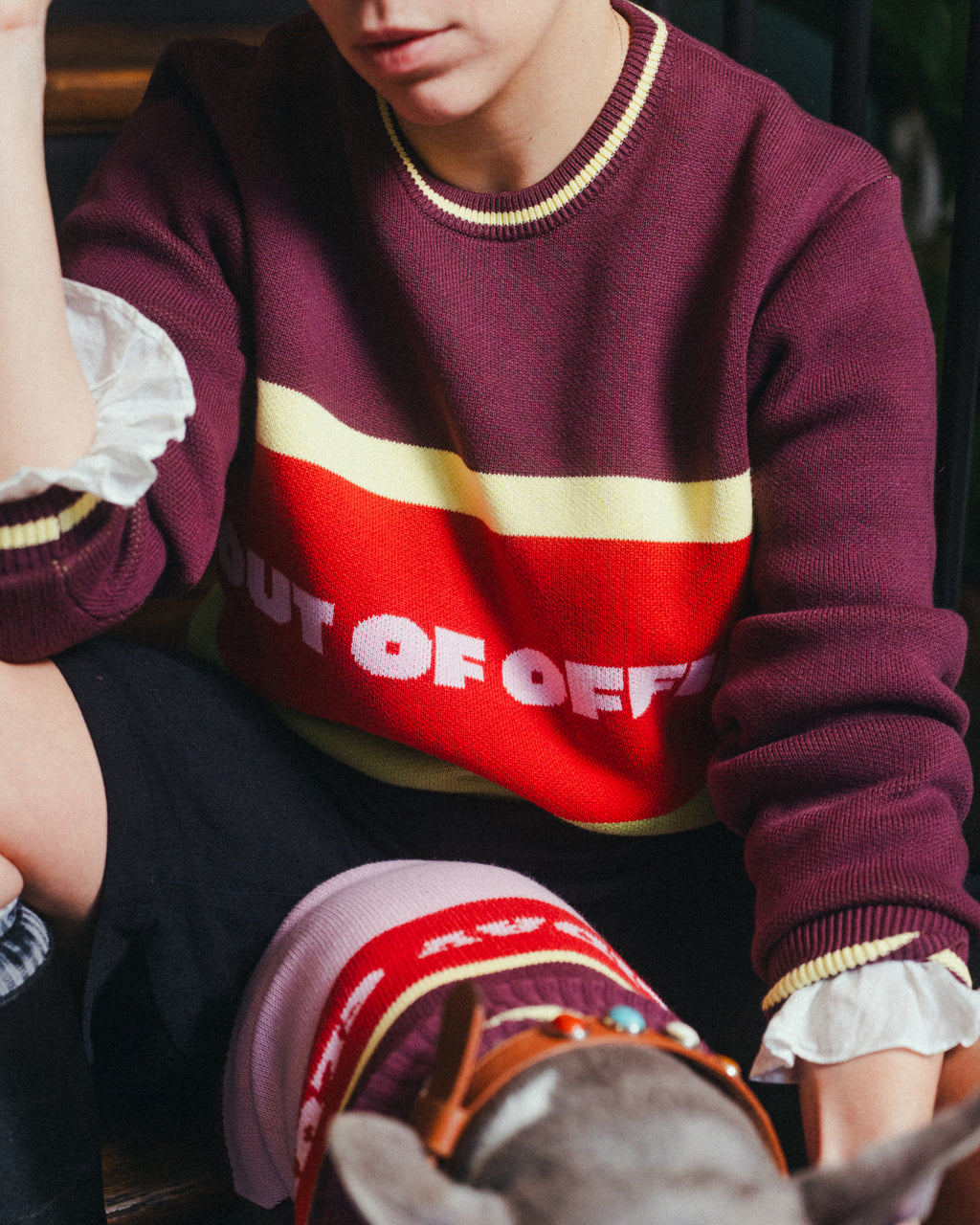 Holiday Club Knitted Jumper, Pink