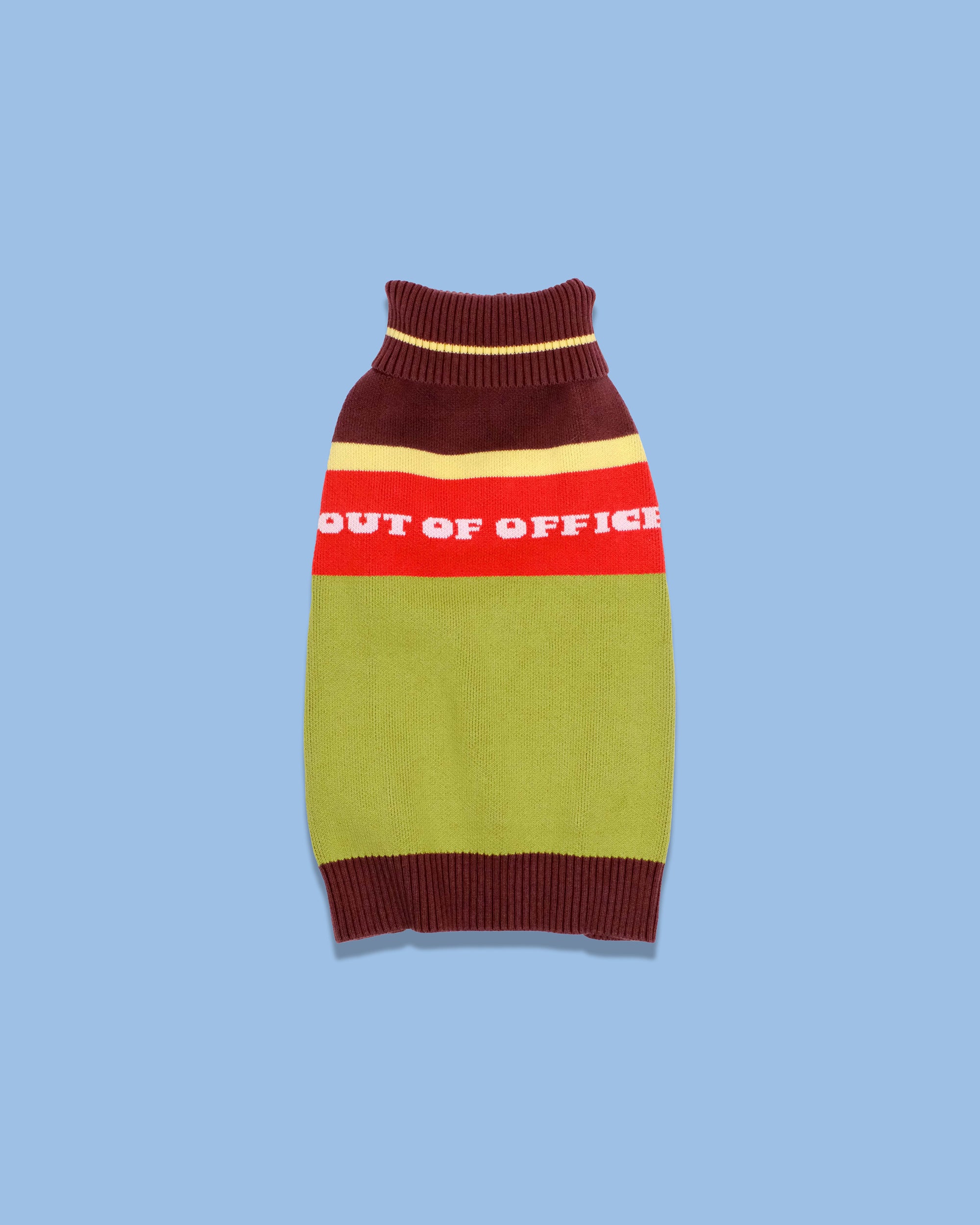 Out Of Office Knitted Dog Jumper