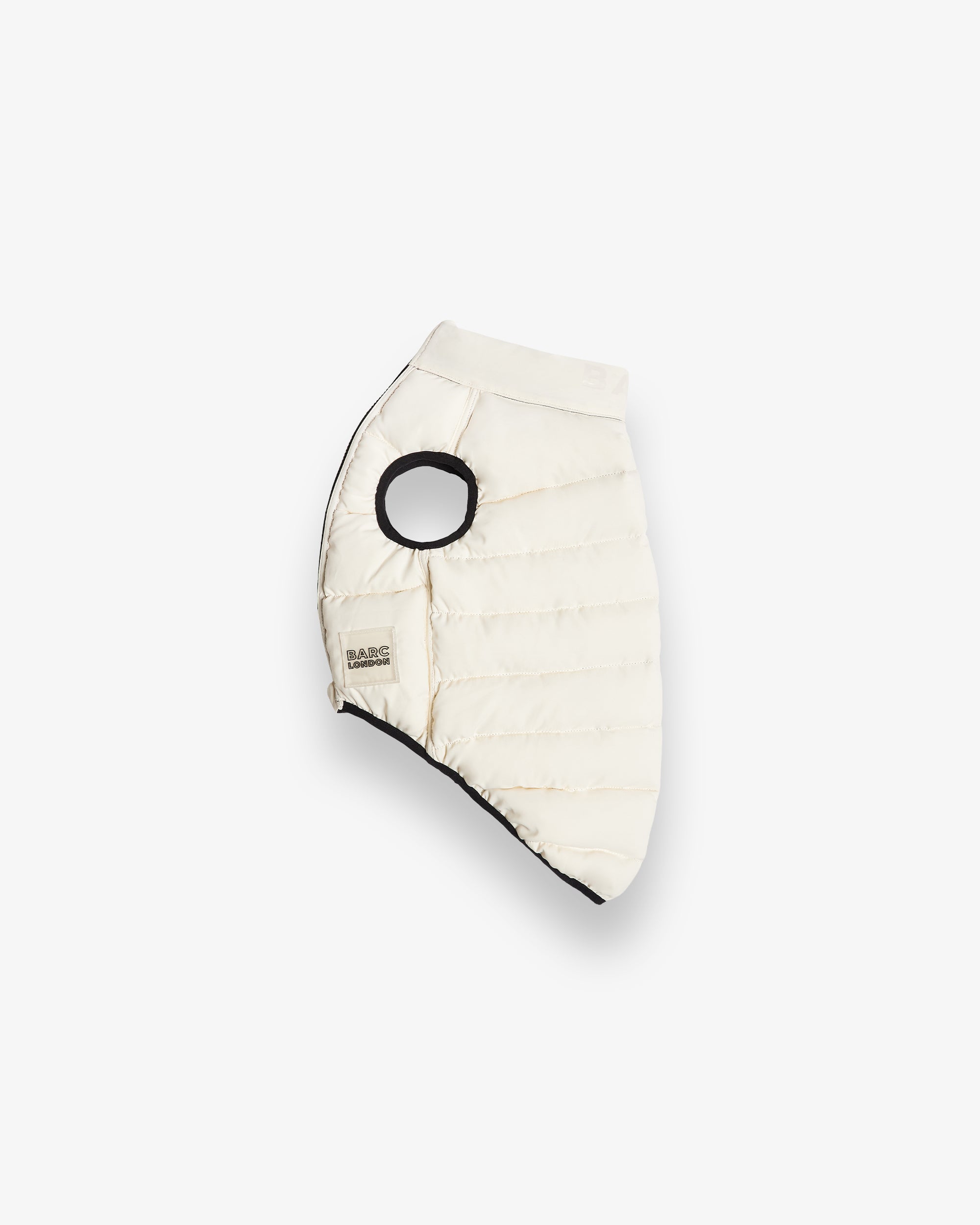 Reversible Puffer by Barc London, White with black details