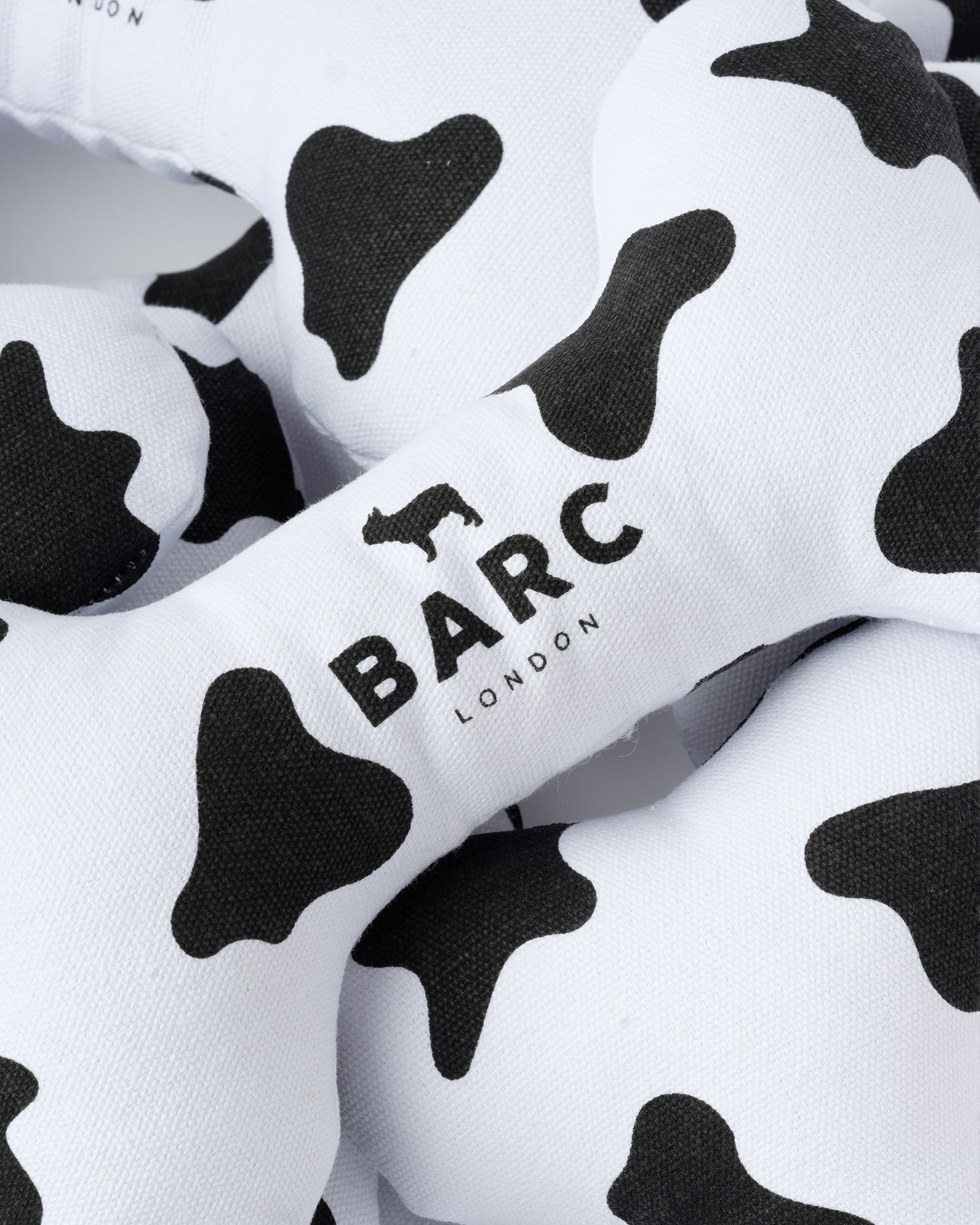 Selection of Cow Squeaky Dog Bone Toys