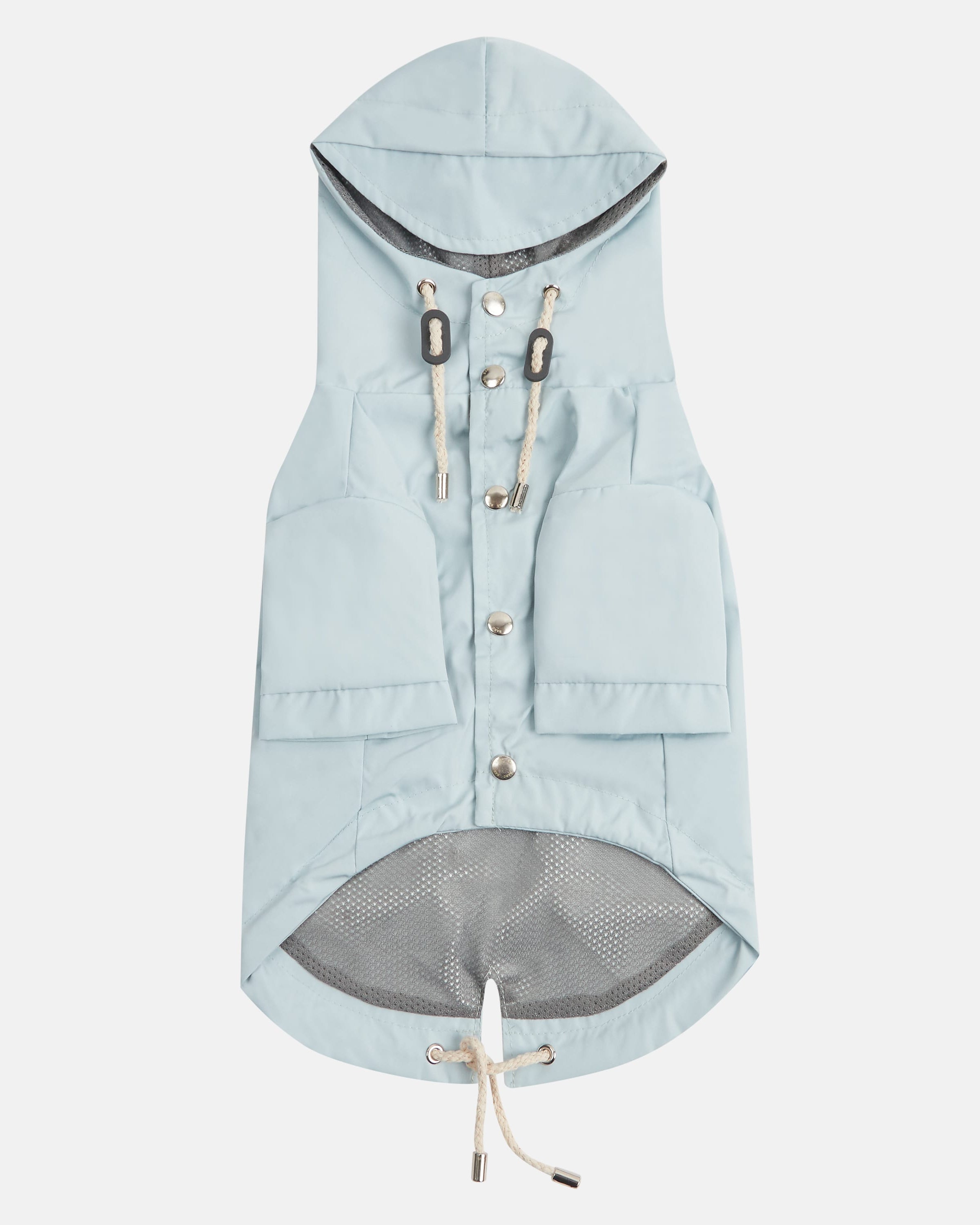 Light Blue Raincoat for Dogs