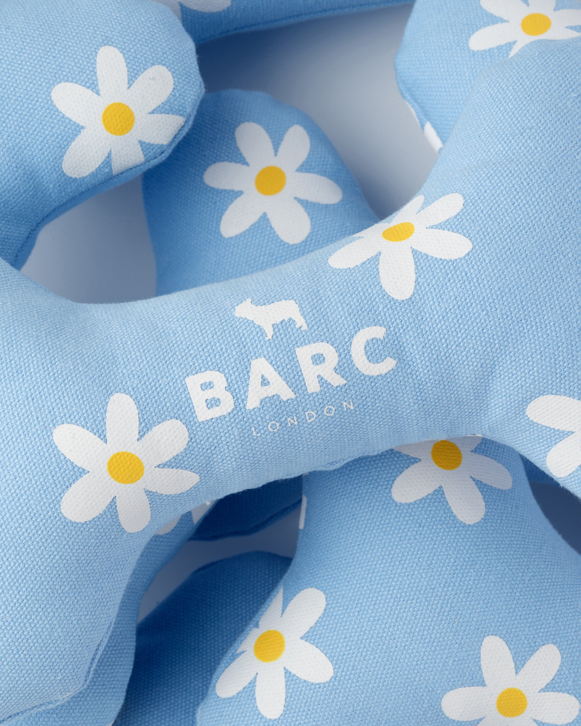 Selection of Daisy Print Dog Toys with Squeaker