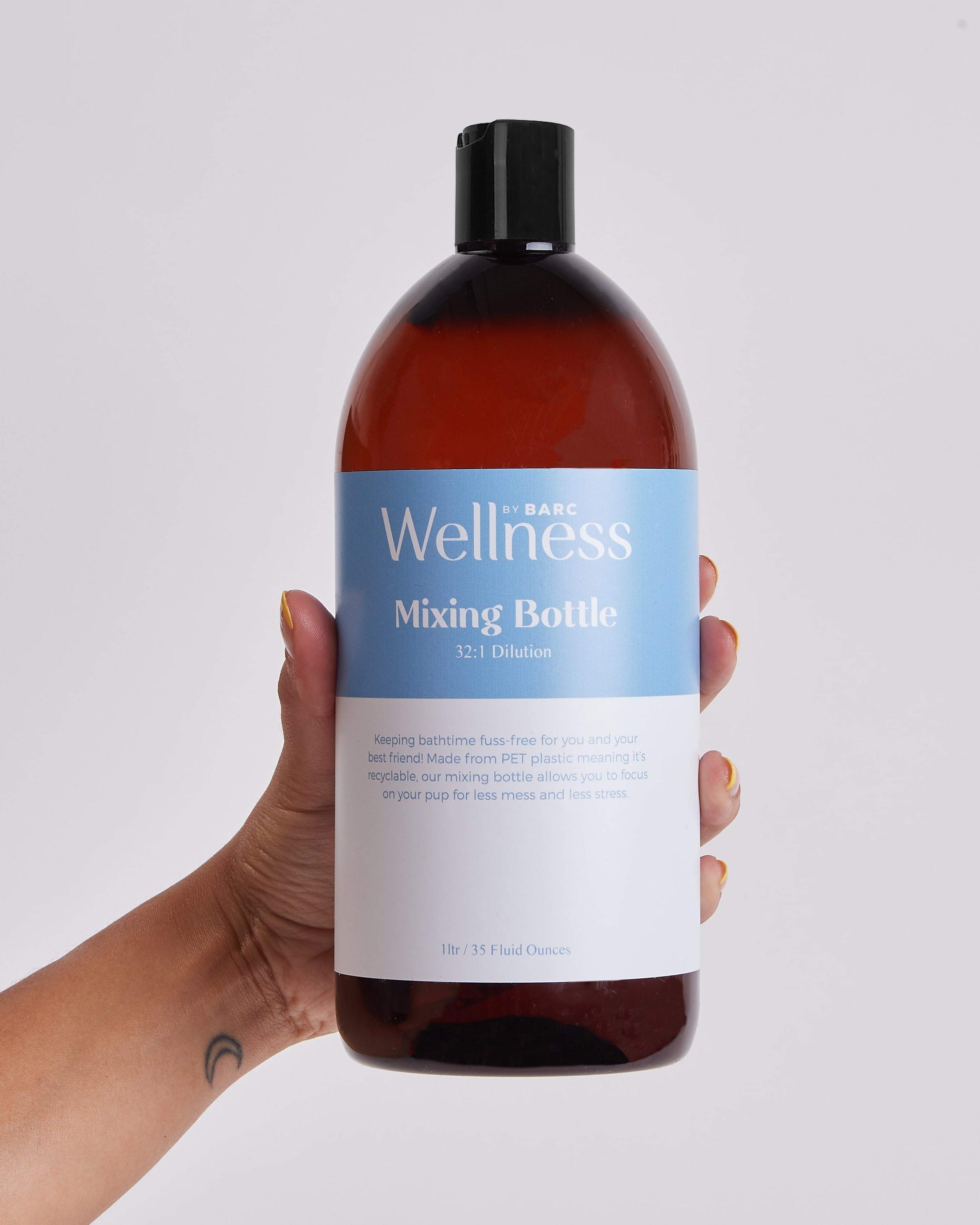 1L Dog Mixing Bottle for Shampoo by Barc London